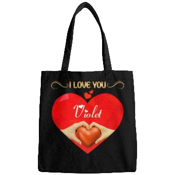 Discover I love you Violet Bags