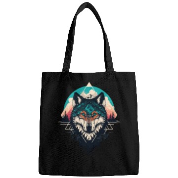 Discover Geometric Wolf Bags