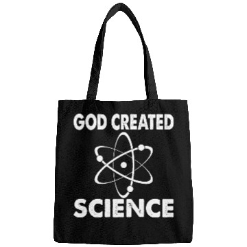 Discover God Created Science Teacher Student Gift Ideas Bags