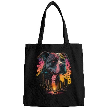 Discover Cyberpunk Pitbull Bags