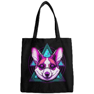 Discover Geometric Corgi Bags