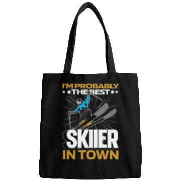 Discover Skiing Skier Funny Bags