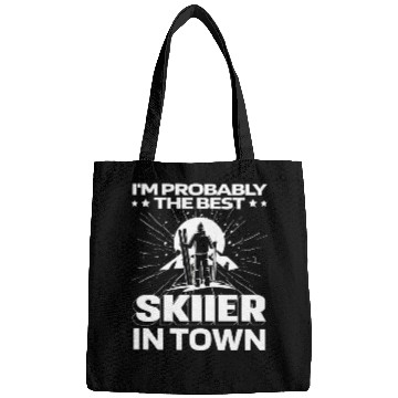 Discover Skiing Skier Funny Bags
