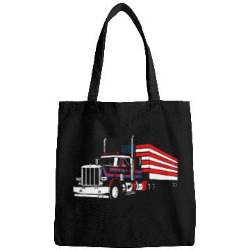 Discover Truck Driver US FLAG, Truck, Trucker Dad Bags