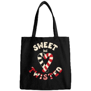 Discover Sweet but twisted candy canes pun Bags