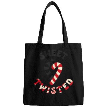 Discover Sweet but twisted candy canes pun Bags