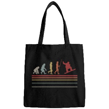 Discover Snowboarding Snowboarder Evolution Retro Bags