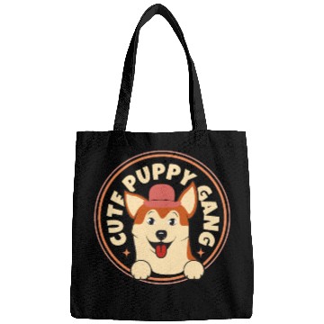 Discover Cute Puppy gang Bags