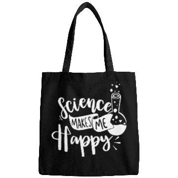Discover Science Happy Nerd Geek Teacher Student Gift Ideas Bags