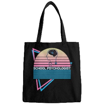 Discover School Psychologist School Psychology Retro Bags