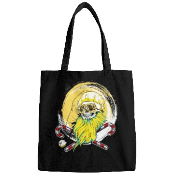 Discover skull santa hat candy cane crew Bags