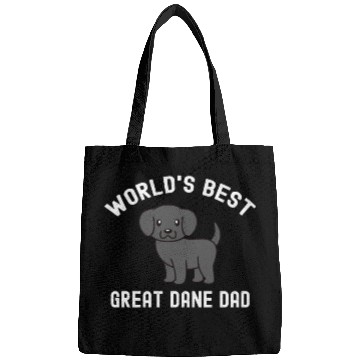 Discover World's Best Great Dane Dad Bags