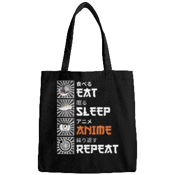 Discover Eat, Sleep, Anime, Repeat - Gift For Christmas Day Bags
