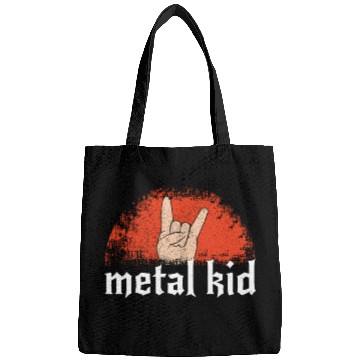 Discover Rocker Sign Rock Hand Music Lover Little Metal Kid Bags