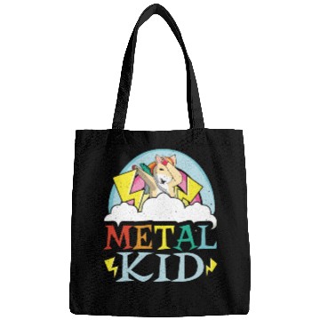 Discover Guitar Metal Kid Music Rock Dab Unicorn Kawaii Bags