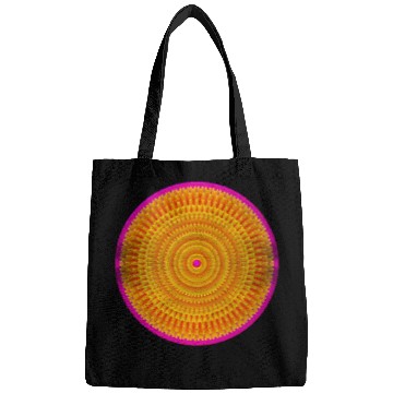 Discover Golden-Pink Geometric Circular Pattern Bags