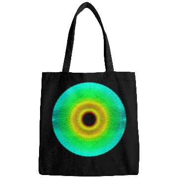 Discover Golden Mint Green Geometrical Sun Circle Pattern Bags