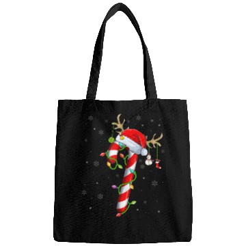 Discover Candy Cane Crew Santa Christmas Lights Xmas Bags