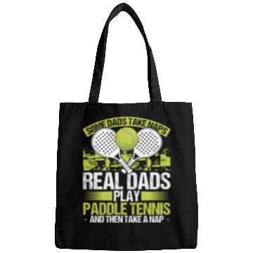 Discover Paddle Tennis Player Match Dad Papa Fathers Day Bags