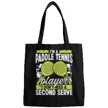 Discover Paddle Tennis Player Match Second Serve Team Bags