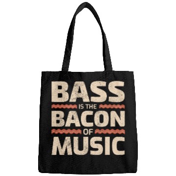 Discover Bass Guitar Player Bacon Music Musician Bassist Bags