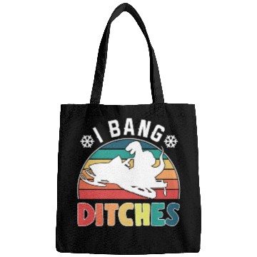 Discover Snowmobiling Lovers I Bang Ditches Snowmobile Gift Bags