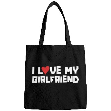 Discover I Love My Girlfriend Heart Romantic Gift Bags
