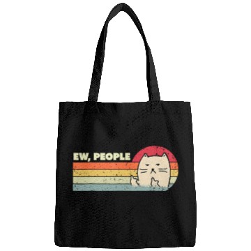 Discover Retro Style Ew, People Bags Funny Cat