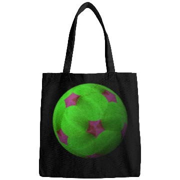 Discover Neon Green 3D with Purple Connected Star Shapes Bags