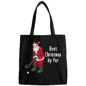 Discover Golf Santa Claus Pun Golfer Gift Golfing Bags