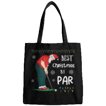 Discover Golf Santa Claus Pun Golfer Gift Golfing Bags
