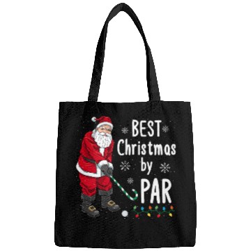 Discover Golf Santa Claus Pun Golfer Gift Golfing Bags