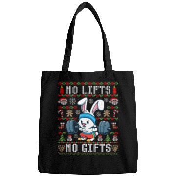 Discover Funny No Lifts No Gifts Ugly Christmas Workout Bags