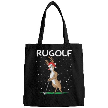 Discover Golf Reindeer Pun Golfer Rugolf Golfing Bags
