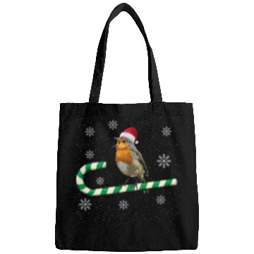 Discover Robin Bird Watching Redbreast Birding Christmas Bags