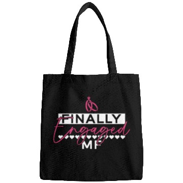 Discover Finally Engaged MF - Bride Bachelorette Party Bags