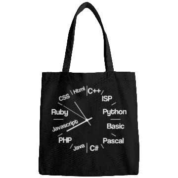 Discover Computer Programmer Clock Programming & Coding No Bags