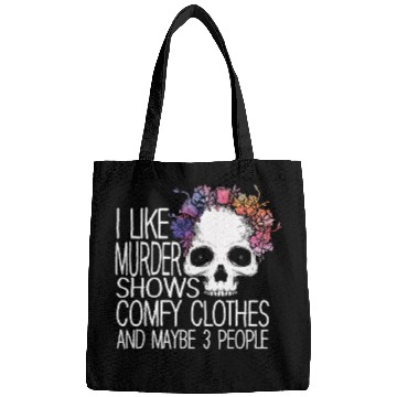 Discover I Like Murder Shows Comfy Clothes And 3 People Bags