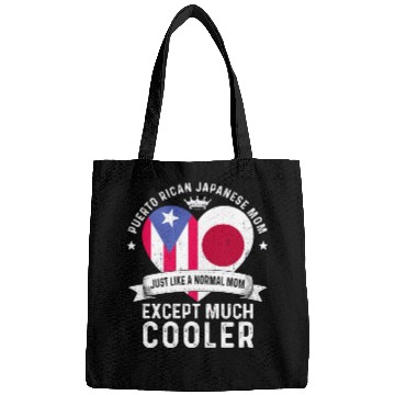 Discover Puerto Rico Flag Japan Mom Mothers Day Women Mama Bags