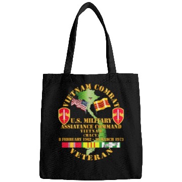 Discover Army Vietnam Combat Veteran US Military Asst Cmd V Bags