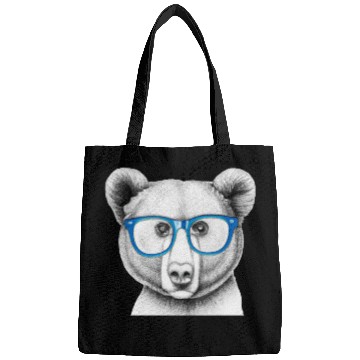 Discover Bear with Blue glass Bags