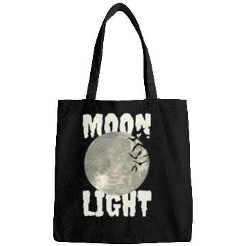 Discover Dark Green Illustrated Moon Light Bat Bags