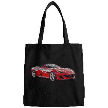 Discover 3D Car Red Bags