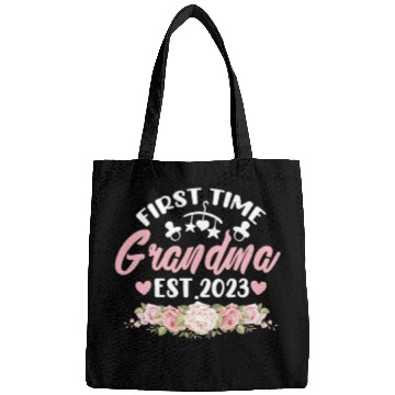 Discover First Time Grandma Est. 2023 Bags