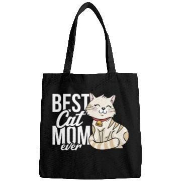 Discover Best Cat Mom Ever Bags