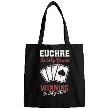 Discover Euchre Is My Game Winning Card Player Bags