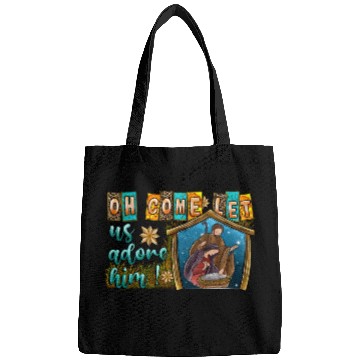 Discover Oh Come Let Us Adore Him Bags