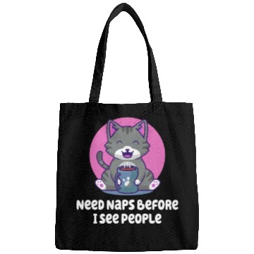 Discover Need Naps Before I See People Introvert Nerd Antis Bags