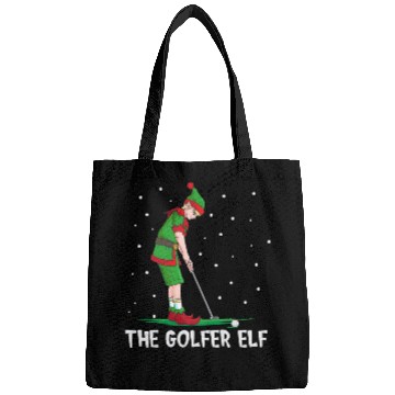 Discover The Golfer Elf Golf Christmas Golfing Bags