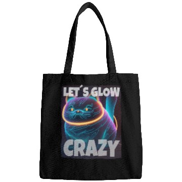 Discover Lets Glow Crazy Cat Kitten Fluffy Cat Bags